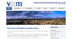 Desktop Screenshot of makler-mittag.de