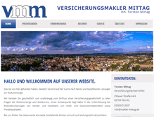 Tablet Screenshot of makler-mittag.de